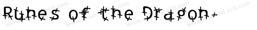 Runes of the Dragon字体转换